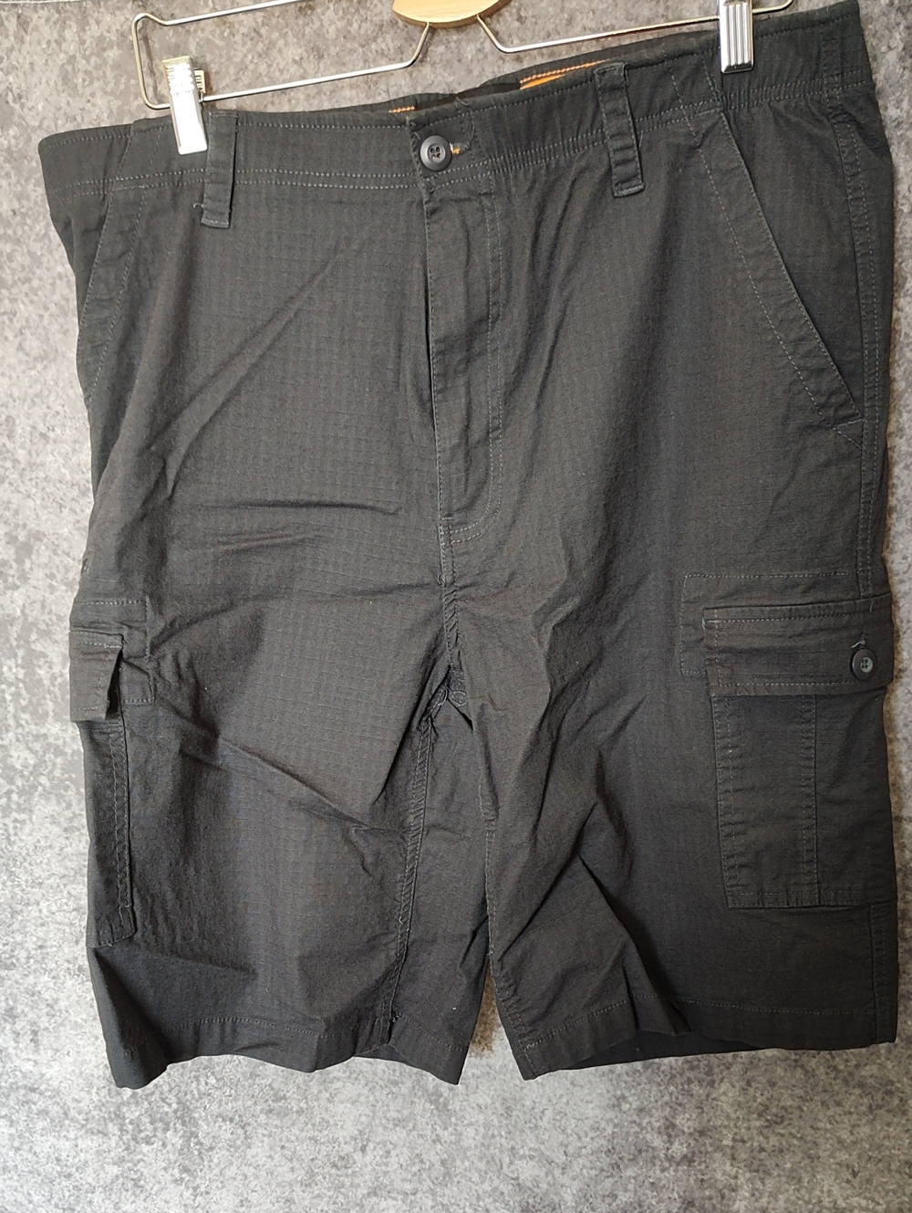 Matix Black and Orange Waistband Shorts